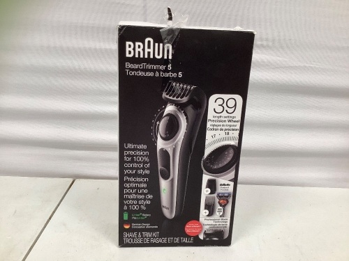 Braun Beard Trimmer 5, E-Comm Return - Lot 906