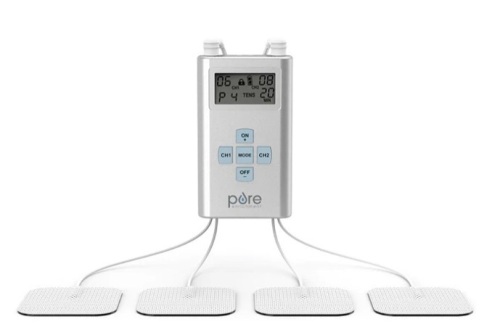 PurePulse Pro Advanced TENS Muscle Stimulator, Powers Up, Appears new, Retail 59.99 - Lot 742