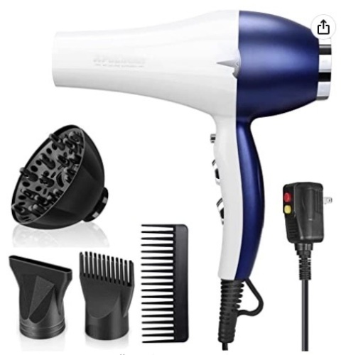Xpoliman Hair Dryer, Powers Up, Appears New, Retail 59.99 - Lot 632
