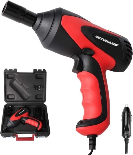 GETUHAND Car Impact Wrench 1/2 Inch & 12 Volt Portable Electric Impact Wrench Kit, Appears New, Untested, Retail - $46.99 - Lot 697