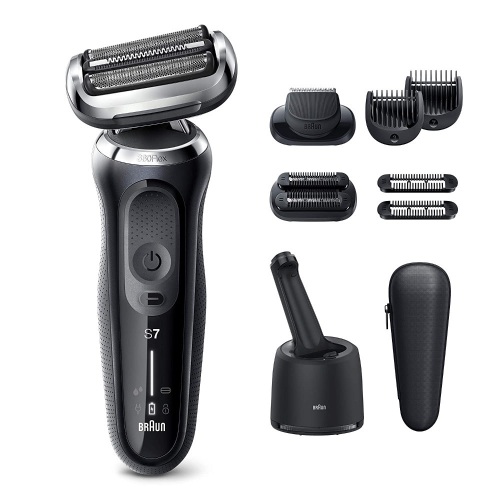 Braun Series 7 7085cc 360 Flex Head Electric Shaver , Appears New, Powers Up, Retail - $169.94 - Lot 47