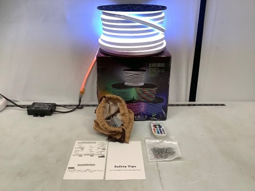 Neon Led Type AC 110-120V LED NEON Light Strip, Appears New, Works, Retail - $214.99 - Lot 82