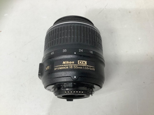 Nikon 18-55mm Lens, Appears New, Retail $169.00 - Lot 76