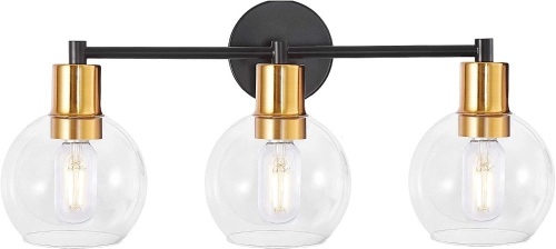 Espird Modern Globe 3 Light Vanity Light, New - Lot 635