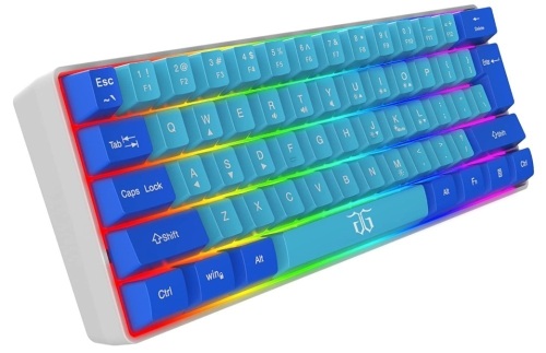 Snpurdiri 60% Wired RGB Ultra-Compact Gaming Keyboard, Appears New, Untested, Retail - $29.99 - Lot 487
