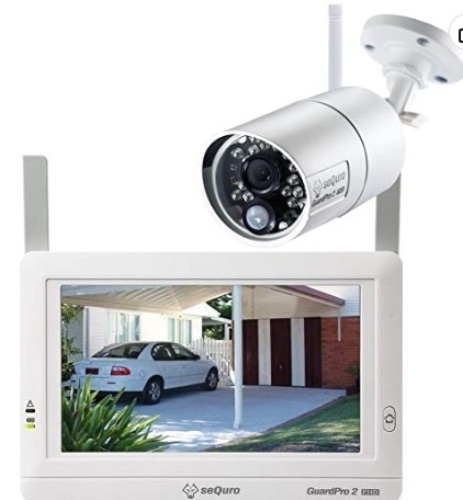Sequro Wireless Security Camera System w/ Monitor, Powers Up, Appears New, Retail $209.99 - Lot 262