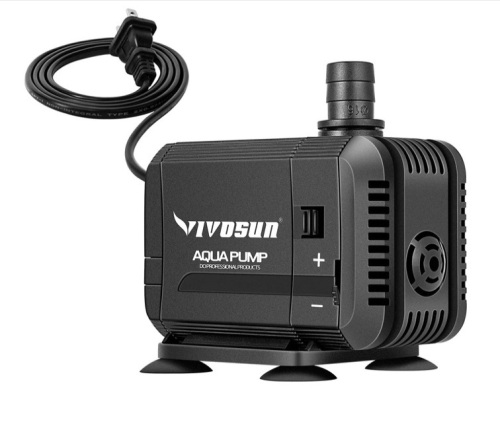 VIVOSUN 400GPH Submersible Pump(1500L/H, 15W), E-Commerce Return, Powers Up, Retail - $24.99 - Lot 248