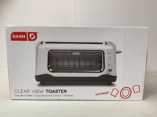 1100W Clear View Toaster, Untested, E-Comm Return, Retail $62.00 - Lot 404