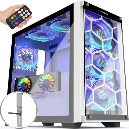 Musetex MU3 Mid Tower Gaming Case - New/Unopened  - Lot 259