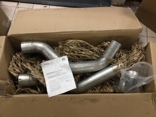 P1 C6145PLM 2013-2018 Dodge 4" PLM Series Turbo-Back Competition Exhaust System - Appears New - Lot 314