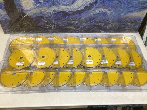 Lot of (25) 8" Diamond Saw Blades - New - Lot 564