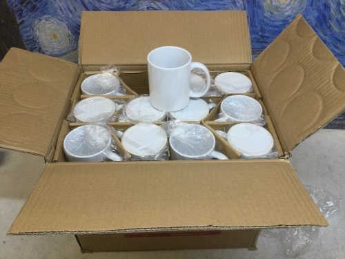 Case of White Coffe Mugs, 11 oz - Appear New  - Lot 781
