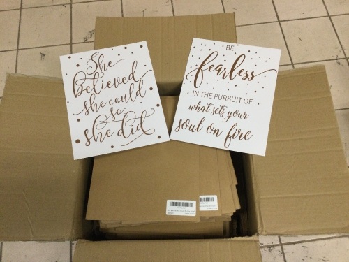 Case of Motivational Posters - New - Lot 797
