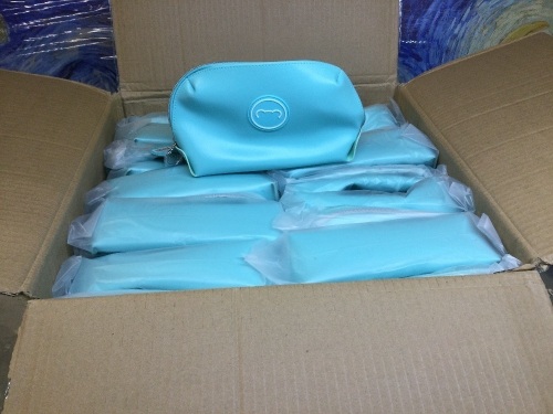Case of Sugar Bear Hair Light Blue Cosmetic Bags - New - Lot 813