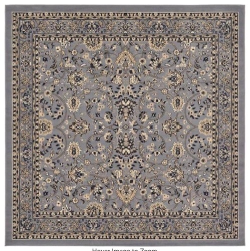 Sialk Hill Washington Square Gray Area Rug, 8' x 8' - Appears New  - Lot 830