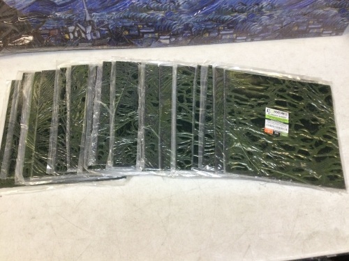 Lot of (21) Matniks Rubber Sheets 12" x 12" x 1/8" Black Duro Shor A60/65 - Appear New  - Lot 1002