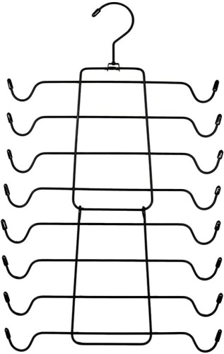 Case of Approx (20) Niclogi Space Saving Metal Folding Hangers, 2 pc - Appear New  - Lot 1041