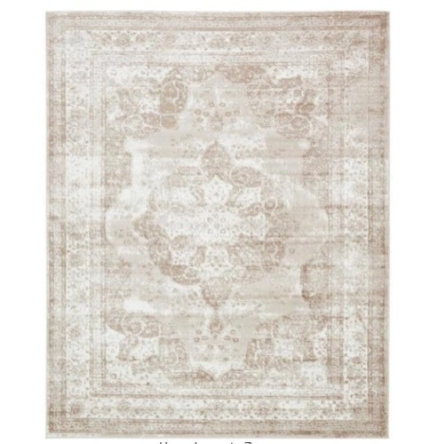 Sofia Salle Garnier Beige Area Rug, 8' x 10' - E-Comm Return, Appears New  - Lot 1044