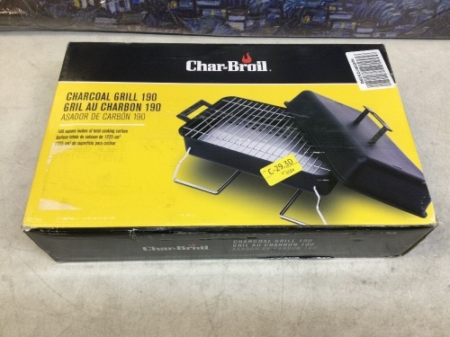 Char-Broil Tabletop Charcoal Grill - New - Lot 1048