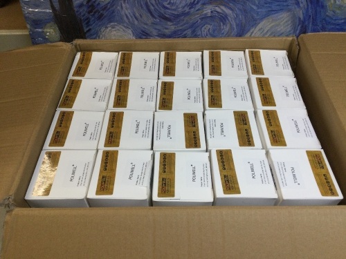 Case of (80) Poliwell 3" 800 Grit Silicon Carbide Wet/Dry Hook and Loop Sanding Discs, 100 ct - New  - Lot 1068