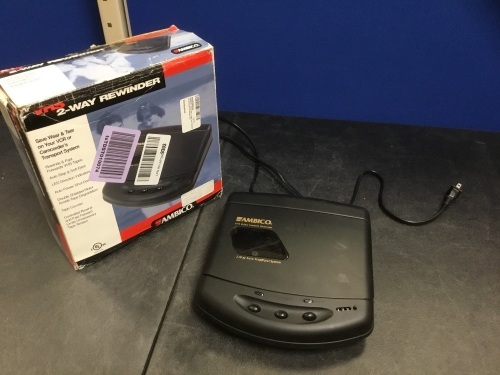 Ambico V-0759A VHS 2-Way Tape Rewinder - E-Comm Return  - Lot 273