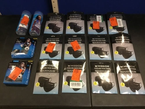 Lot of Cooling Face Masks, Gaiters & Towels - E-Comm Returns, Appear New - Lot 610