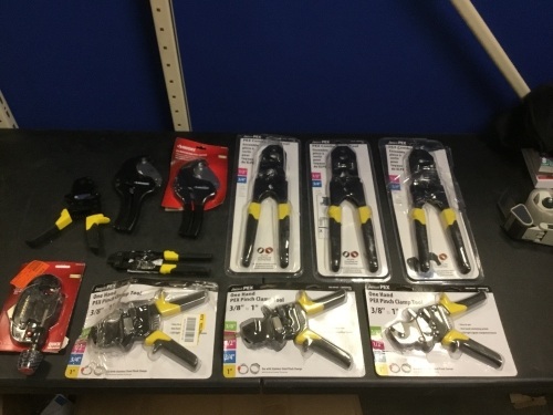 Lot of Various Plumbing Tools - E-Comm Returns, Appear New  - Lot 614