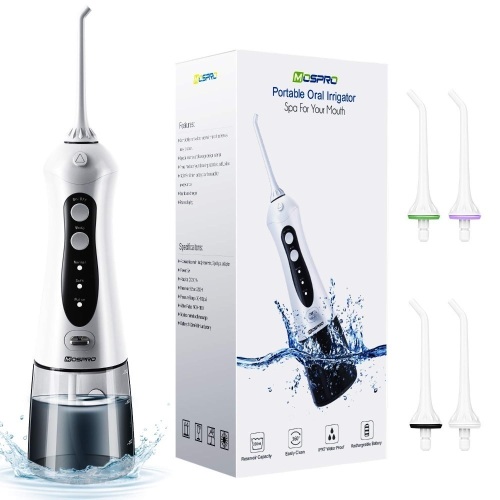 Mospro Water Flosser Professional Cordless Dental Oral Irrigator - Appears New  - Lot 1307