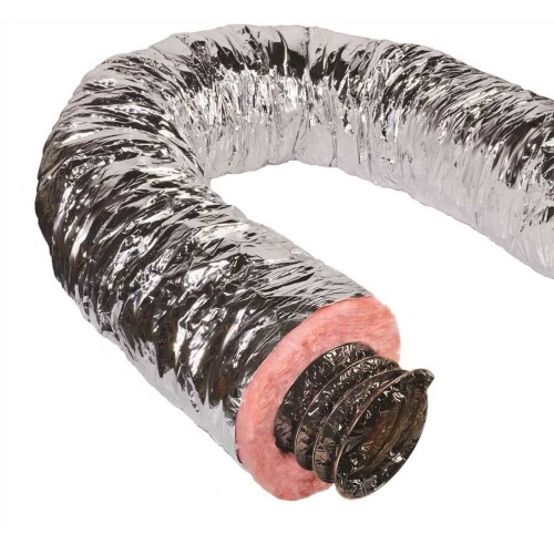 Master Flow 8" x 25' Insulated Flexible Duct - Appears New  - Lot 531