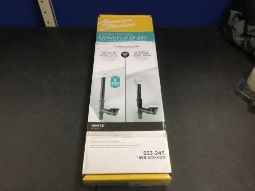 American Standard Deep Soak Whirlpool Drain - Appears New  - Lot 805