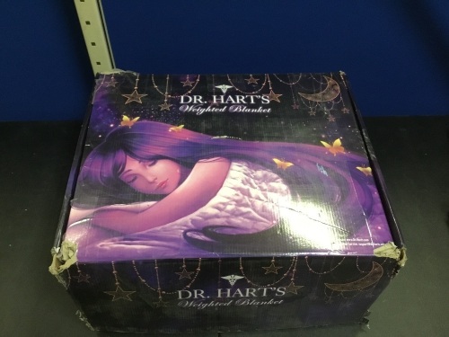 Dr Hart's 20 lb Weighted Blanket, 60" x 80" - Appears New  - Lot 255