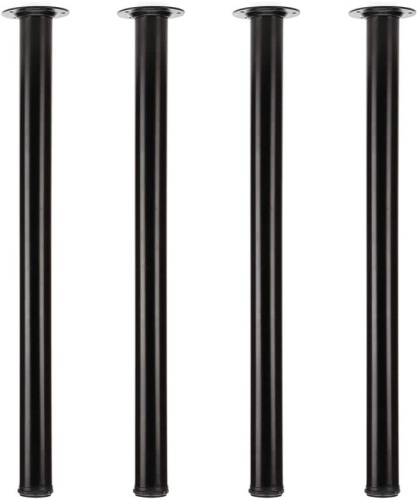 QLLY 30" Adjustable Tall Metal Desk Legs, Set of 4 - Appear New  - Lot 809