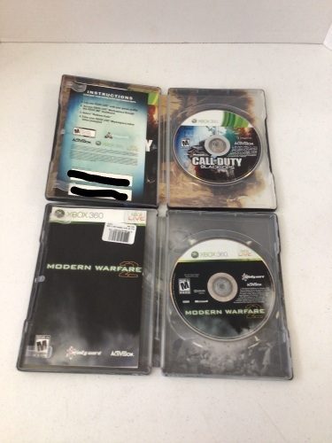 Lot of 2 Steelbook Call of Duty Xbox 360 Games, Appears to be in Like new condition - Lot 179