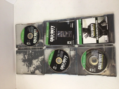 Lot of 3 Steelbook Call of Duty Xbox One Games, Appears New - Lot 184