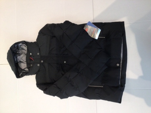 Mens Asher Short Coat - Black, Size Large, New with Tags - Lot 188