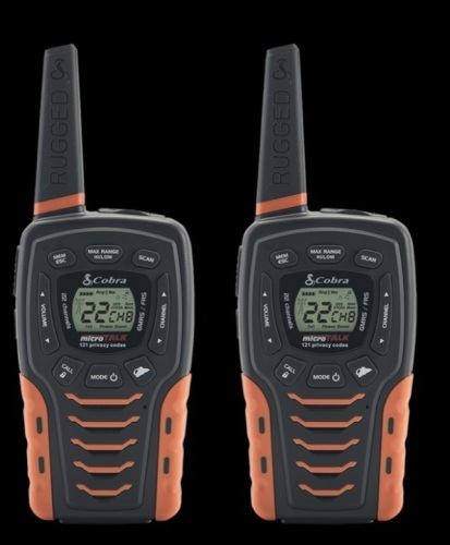 COBRA ACXT645 35-MILE WATERPROOF TWO-WAY RADIO/WALKIE TAlKIE, E-Commerce Return, Untested - Lot 200