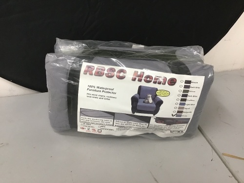 RBSC Home 2 Pack Gray 23" Armchair Covers - E-Comm Return - Lot 810