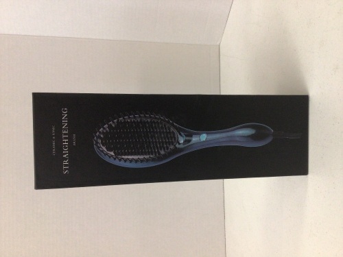 Ceramic & Ionic Straightening Brush, E-Commerce Return, Untested - Lot 425
