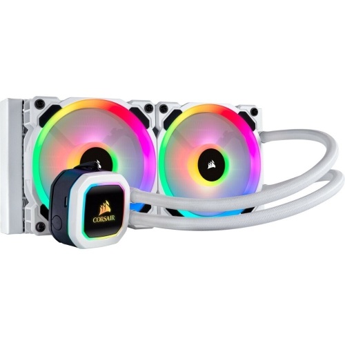 Corsair H100i Hydro Series RGB Platinum SE Extreme Performance 240mm Liquid CPU Cooler - Appears New  - Lot 95