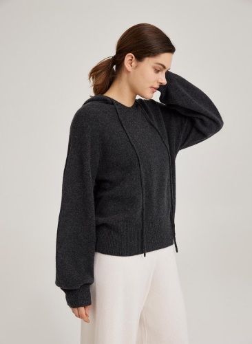 Nap Loungewear 100% Cashmere Suite Hoodie Sweatshirt, Small - Appears New  - Lot 1096
