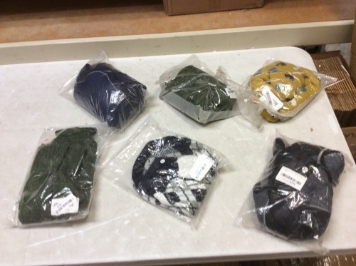 Lot of (6) Various Dog Sweaters - Appear New  - Lot 1309