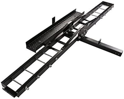TMS T-NS-MRC001 500-Pound Heavy Duty Hitch Rack with Loading Ramp and Anti-Tilt Locking Device - Appears New   - Lot 266