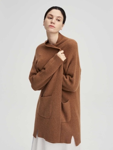 Nap Loungewear Woven Cashmere Cardigan, Large - Appears New  - Lot 603