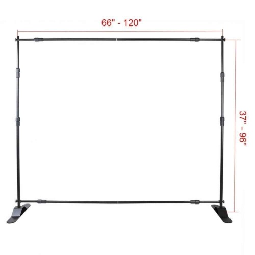 VEVOR 8 x 8 Ft - 10 x 8 Ft Backdrop Banner Stand Newest Step and Repeat for Trade Show Wall Exhibitor Photo - Appears New - Lot 1148