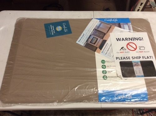 ComfiLife Anti Fatigue Floor Mat, 20" x 32", Beige - Appears New  - Lot 600