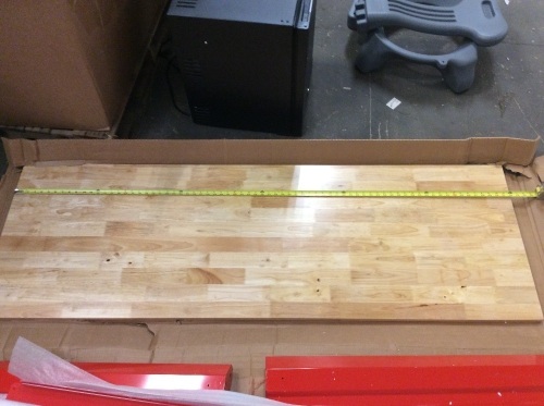 Workbench Top 72" x 24" - Appears New - Lot 577