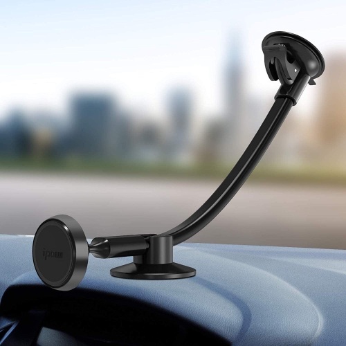 Lot of (10) IPOW Long Arm Universal Magnetic Windshield Mount Phone Holder with Flexible Base - Appear New  - Lot 1017
