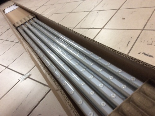 RAB 35 Watt 84" LED T8 Sign Tube Ballast Bypass R17d Base 6500K 4,550 Lumens 120-277V, 10 Pack - Appears New  - Lot 322