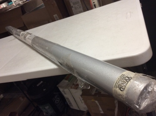 VViVid+ Ultra Gloss Silver Metallic Vinyl Car Wrap 15' x 5' - Appears New  - Lot 1045