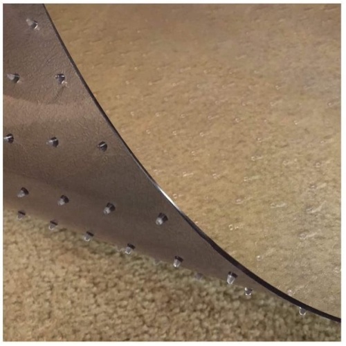 Resilia Deluxe Clear Vinyl Plastic Floor Runner Carpet Protector 8" x 6' - Appears New  - Lot 1065
